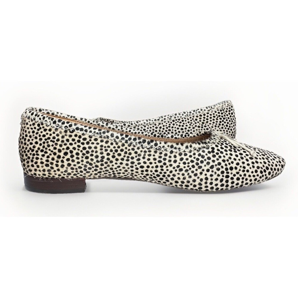 Madewell The Adelle Womens Ballet Flat in Spot Dot Calf Hair Size‎ 7 - Picture 6 of 10